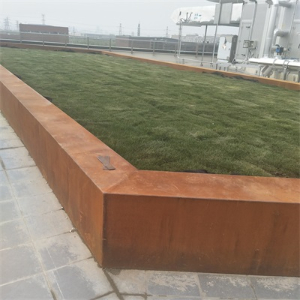 宿松耐候钢花池围边